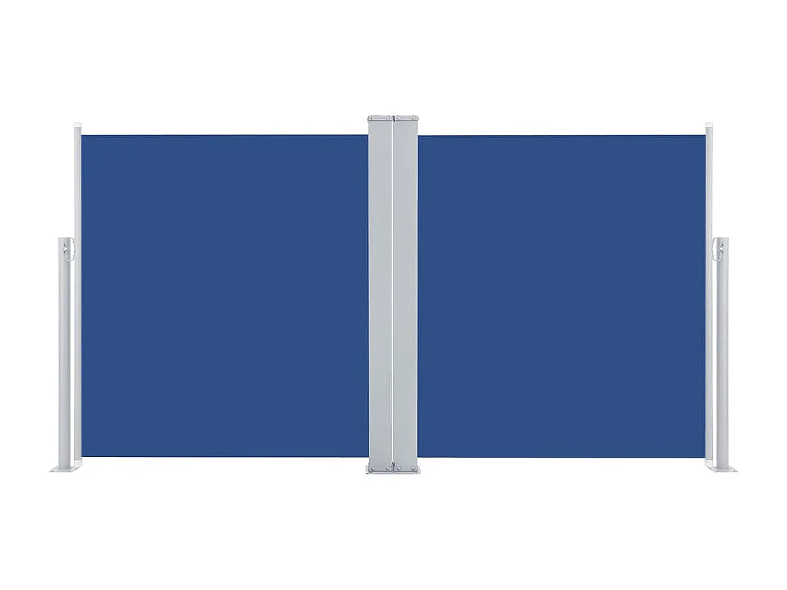 Toldo lateral retrátil azul 100 x 600 cm