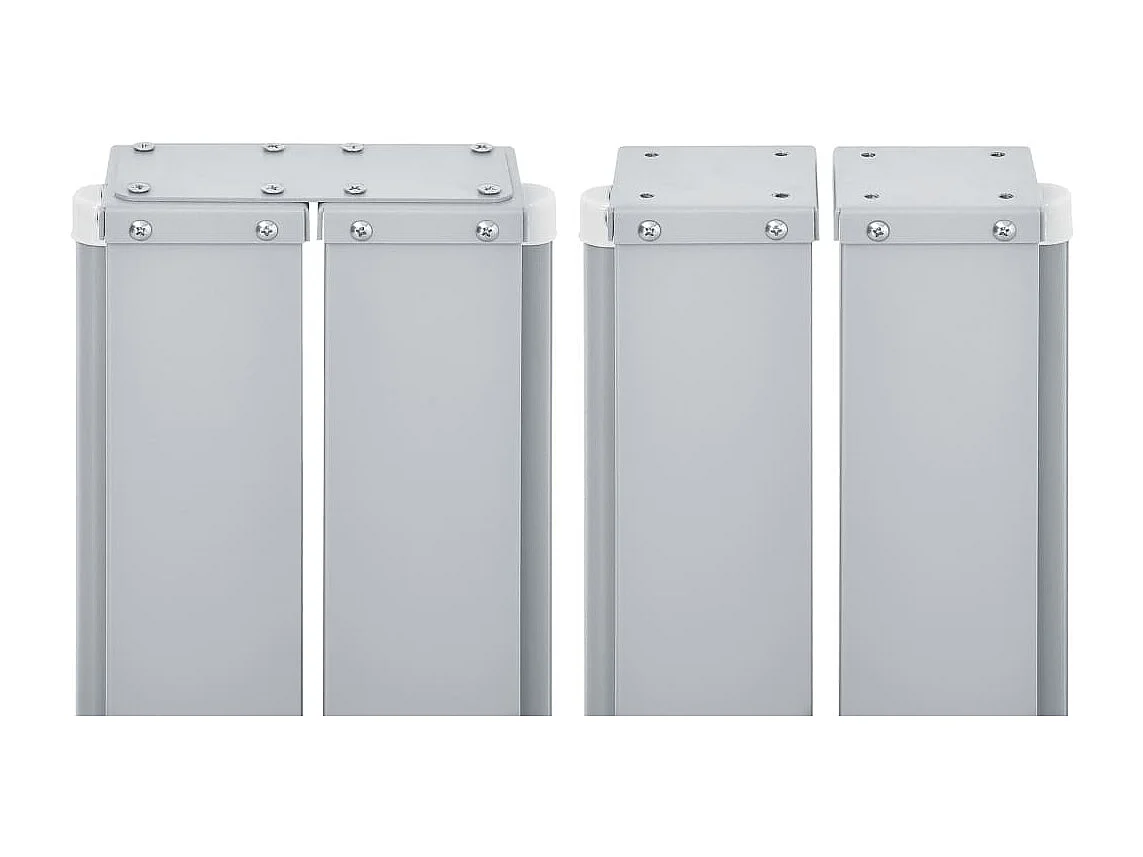 Toldo lateral retrátil azul 100 x 600 cm