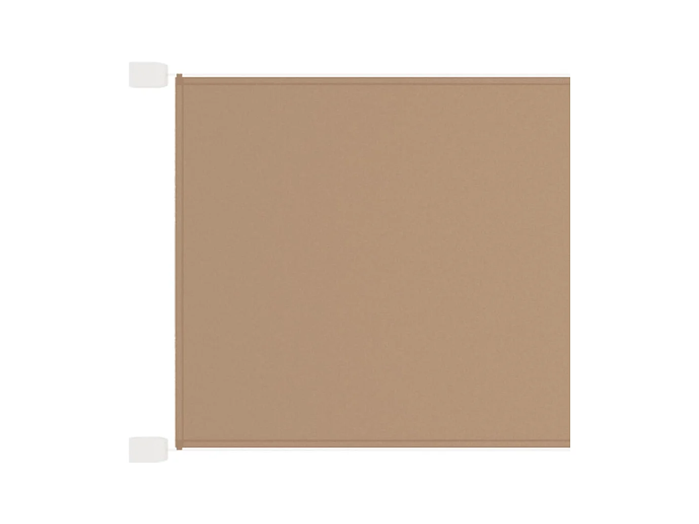 Auvent vertical Taupe 100x1200 cm Tissu oxford