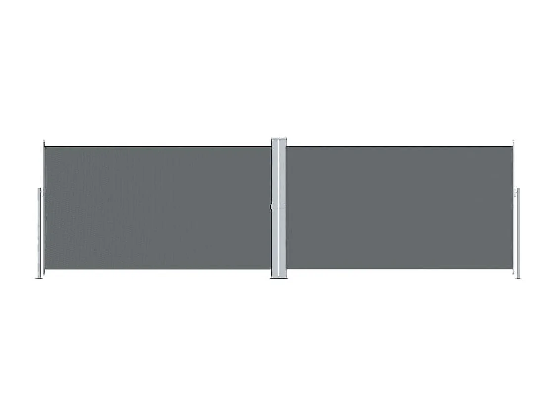 Auvent latéral rétractable Anthracite 180x600 cm