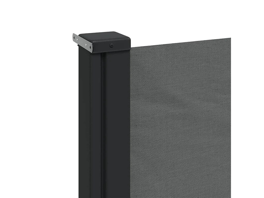Auvent latéral rétractable anthracite 140x500 cm