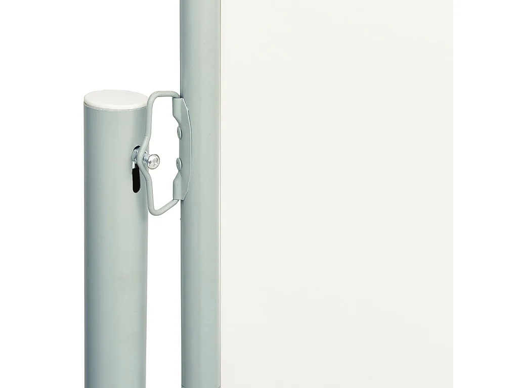 Einziehbare seitliche Terrassenmarkise 180x600 cm Creme
