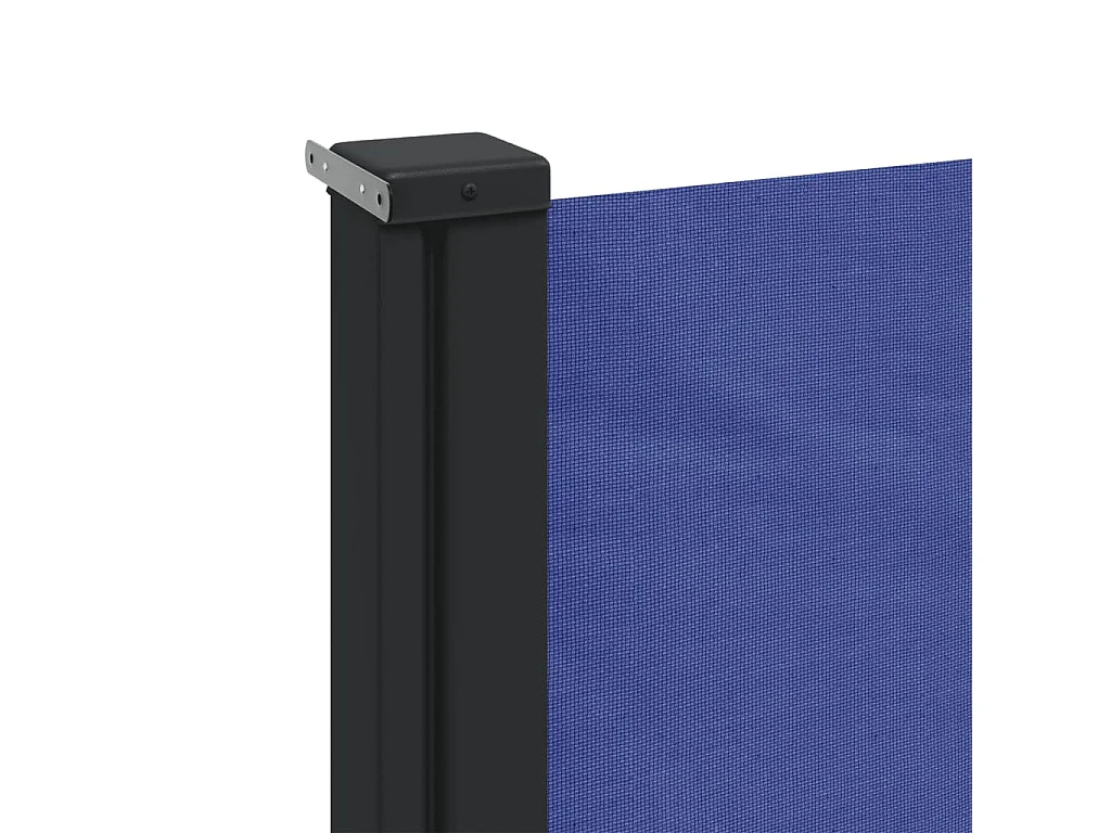 Toldo lateral retrátil azul 120x600 cm
