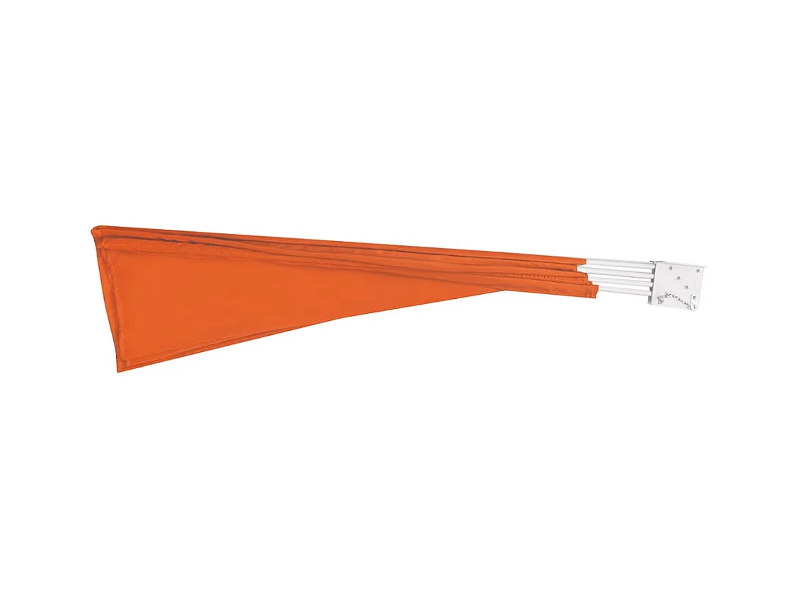 Opvouwbare balkonzijluifel Terracotta 210 x 210 cm