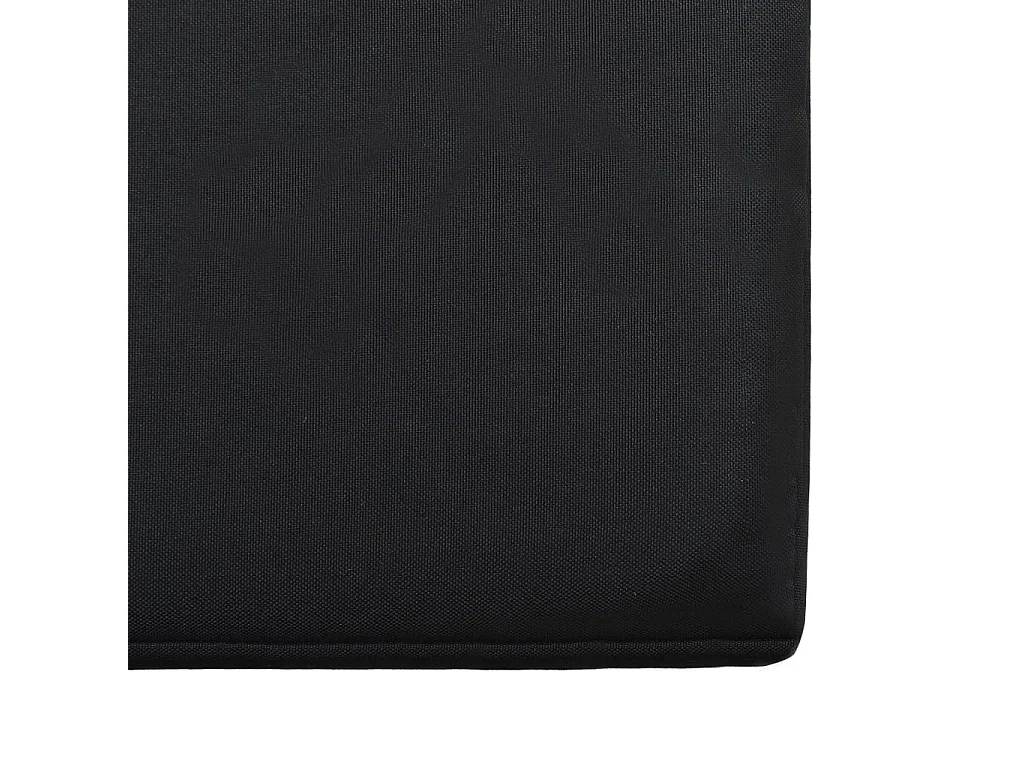 Salon de jardin 4 pcs avec coussins Résine tressée Noir