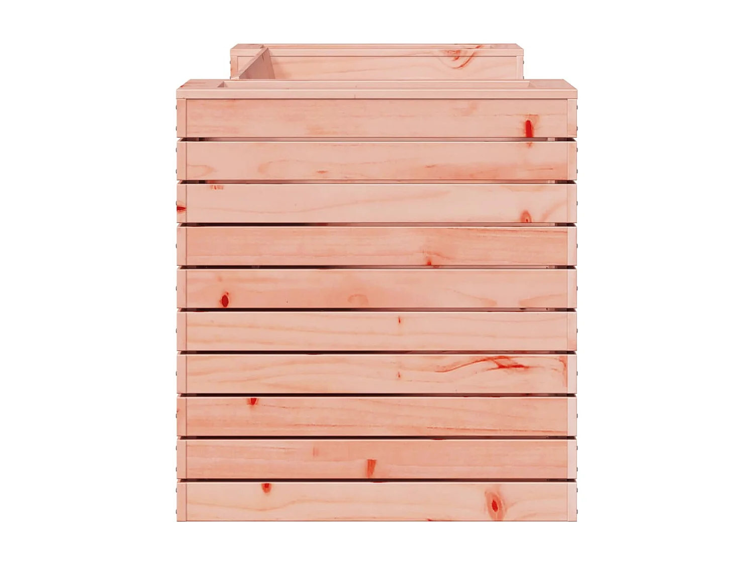 Banco con jardineras 167,5x60x65 cm madera maciza de abeto Douglas