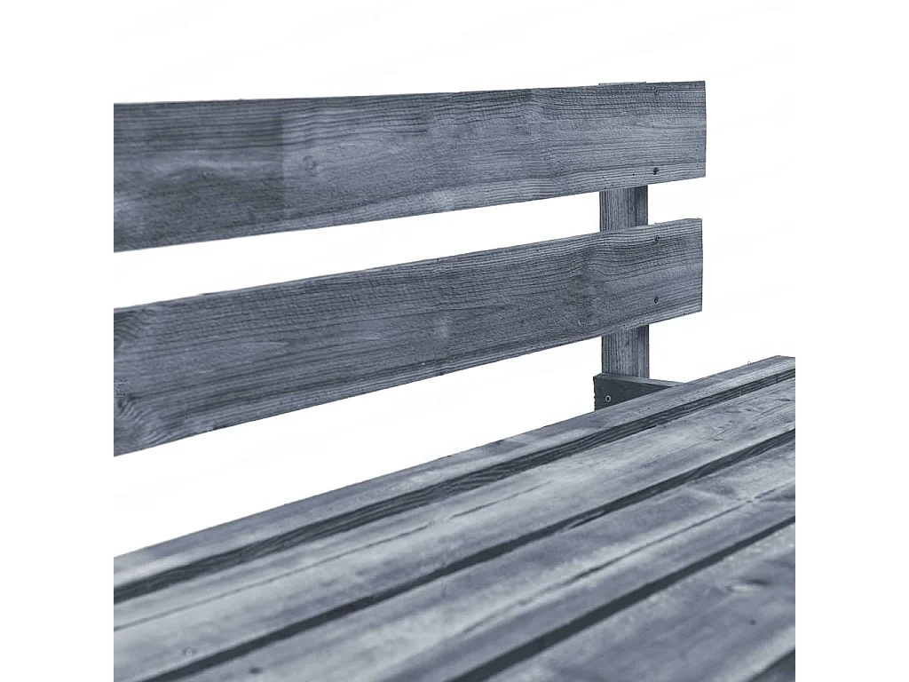 Canapé de jardin palette avec coussins gris Pinède