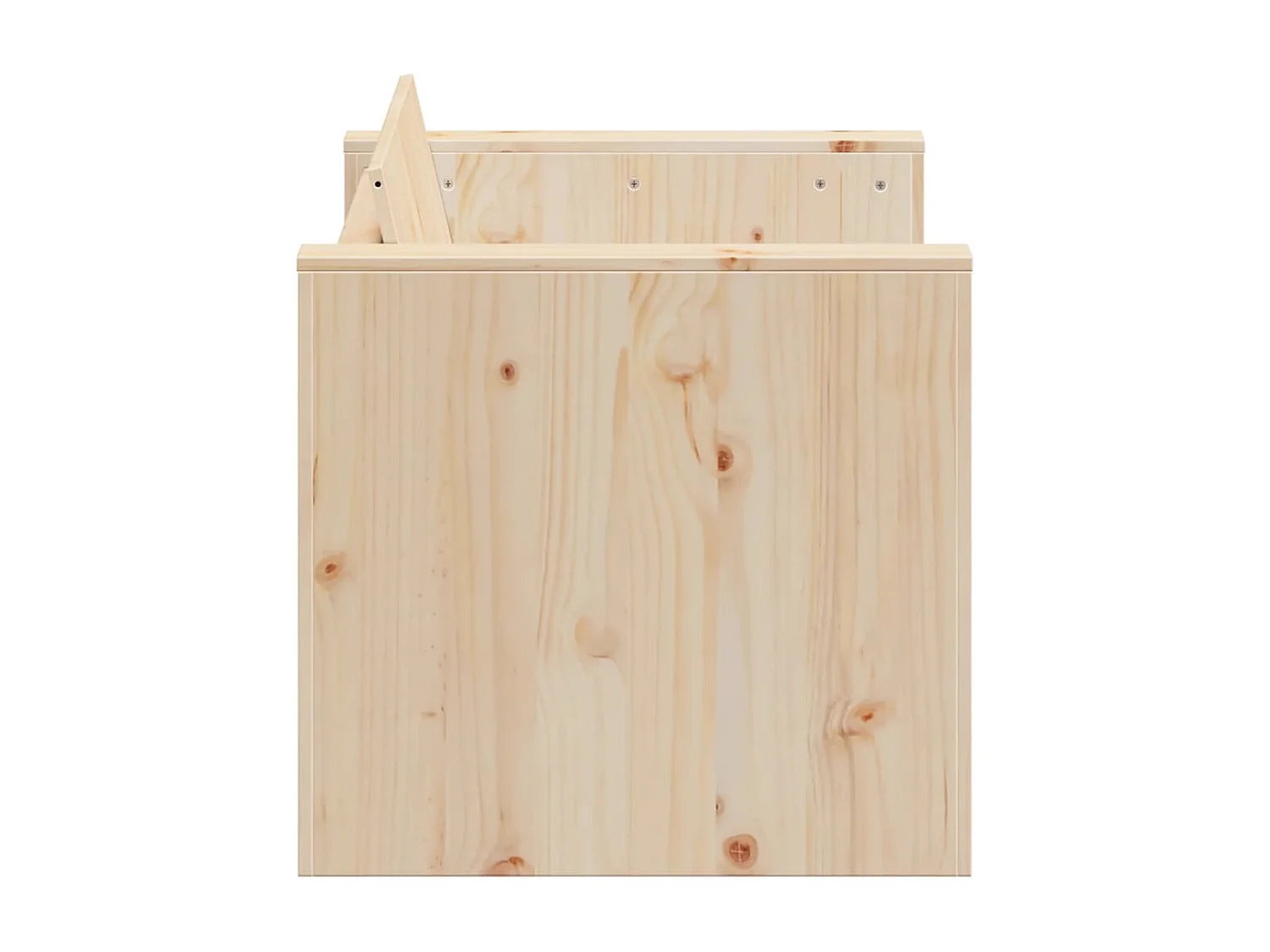 Canapé de jardin 2 places 134x60x62 cm bois de pin massif