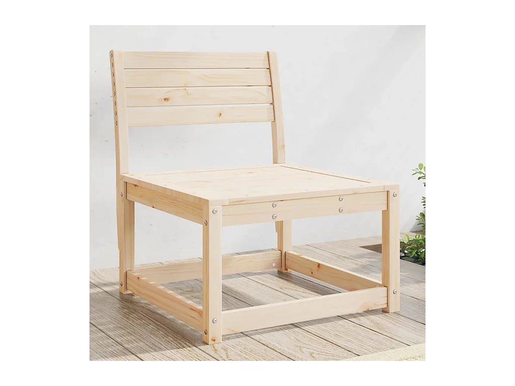 Canapé de jardin bois de pin massif