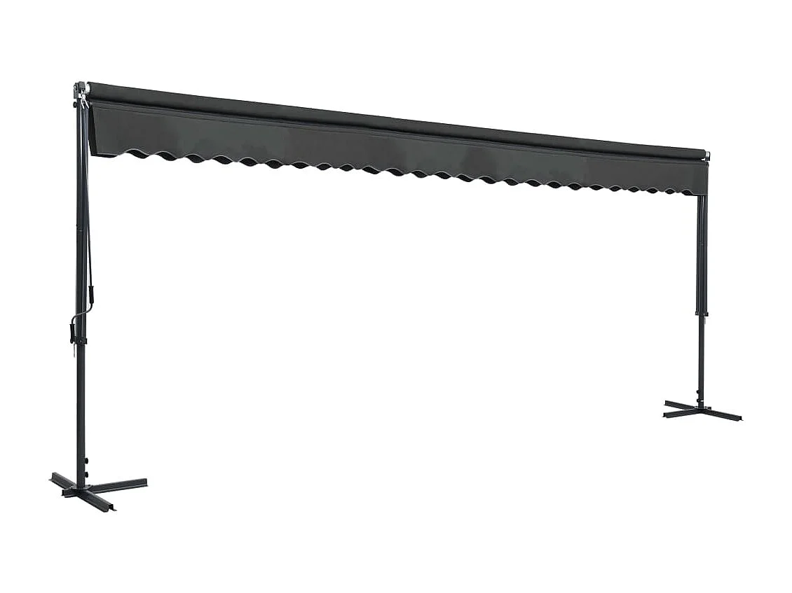 Toldo de pie 600 x 300 cm Antracita