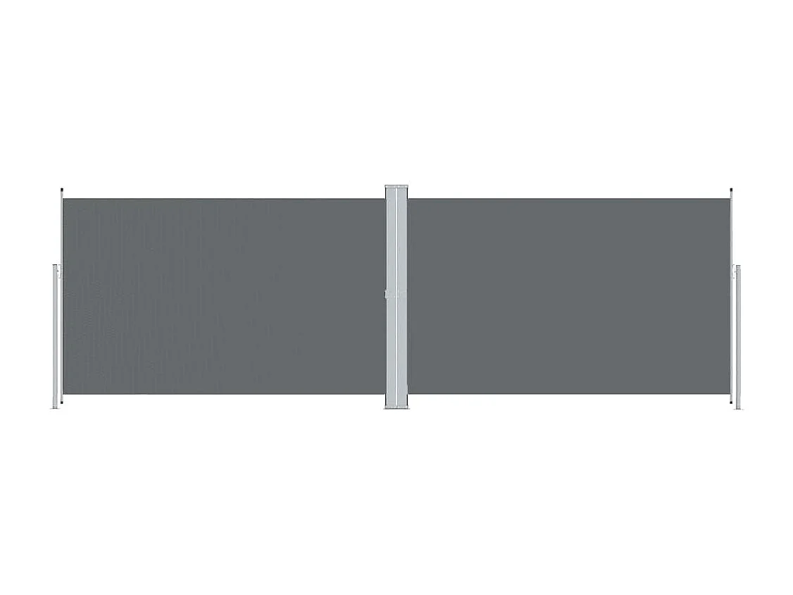 Auvent latéral rétractable Anthracite 200x600 cm