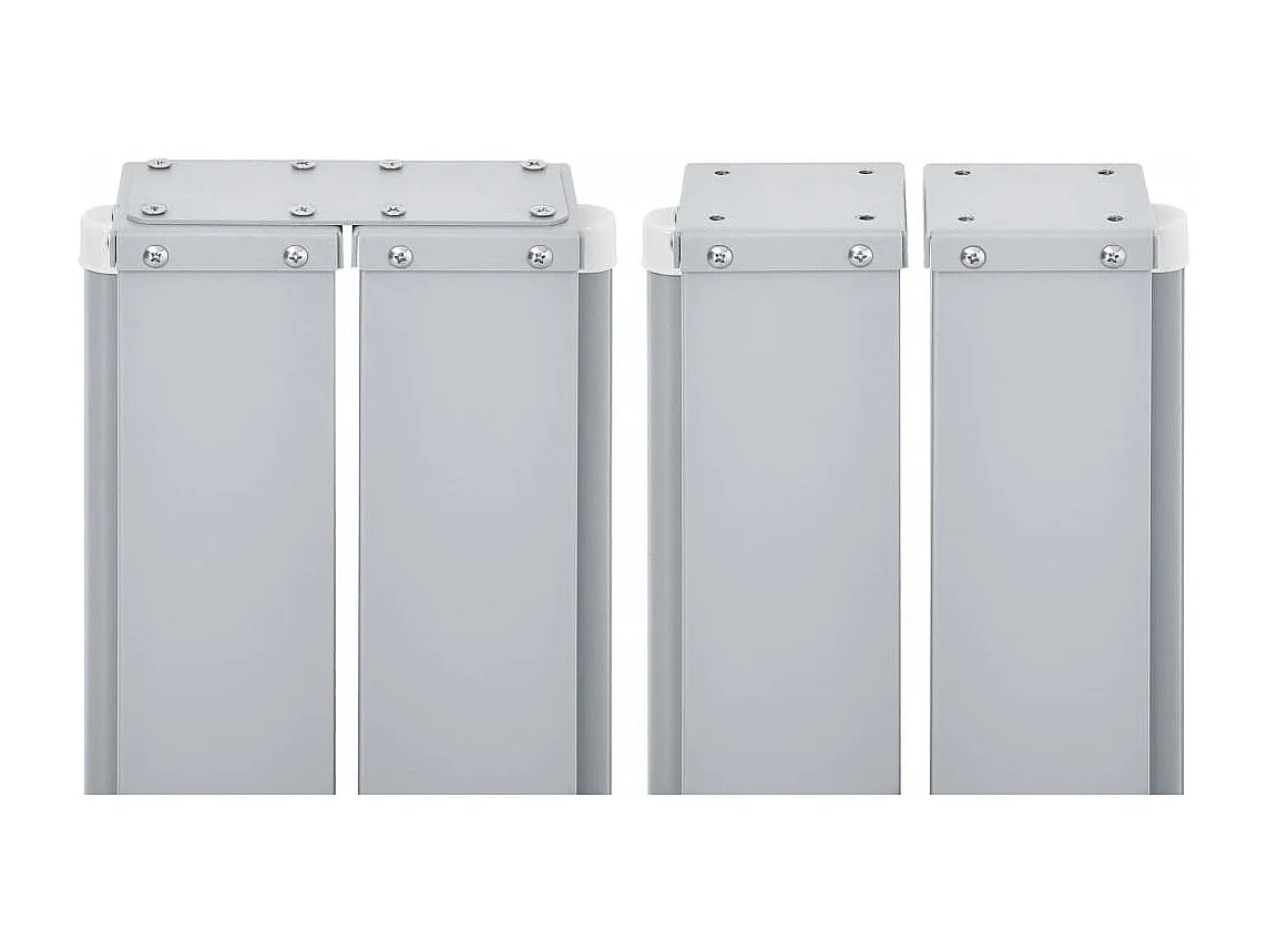 Toldo lateral retrátil para pátio 170x1200 cm marrom