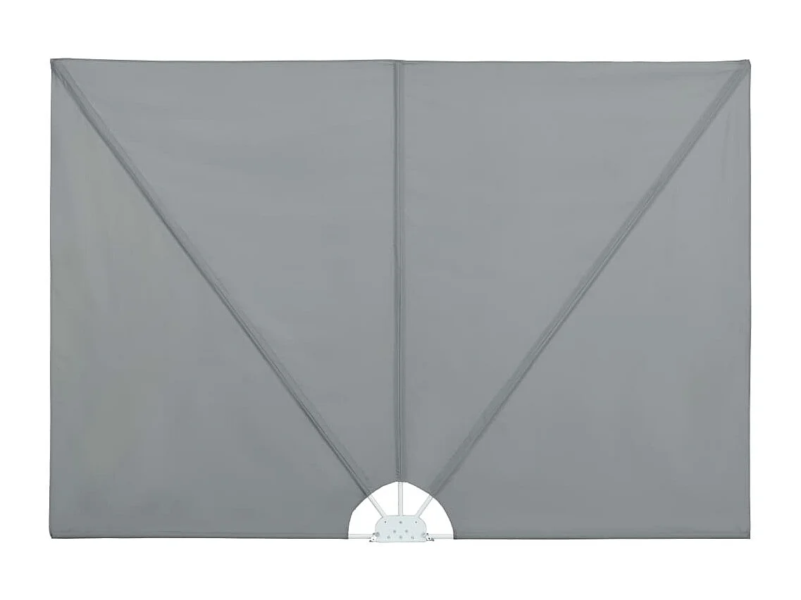 Tenda da sole laterale pieghevole Grigia 240 x 160 cm