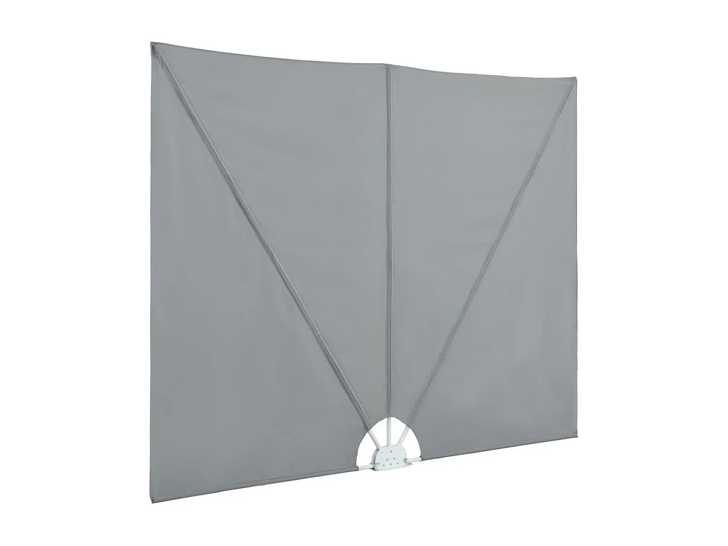 Tenda da sole laterale pieghevole Grigia 240 x 160 cm