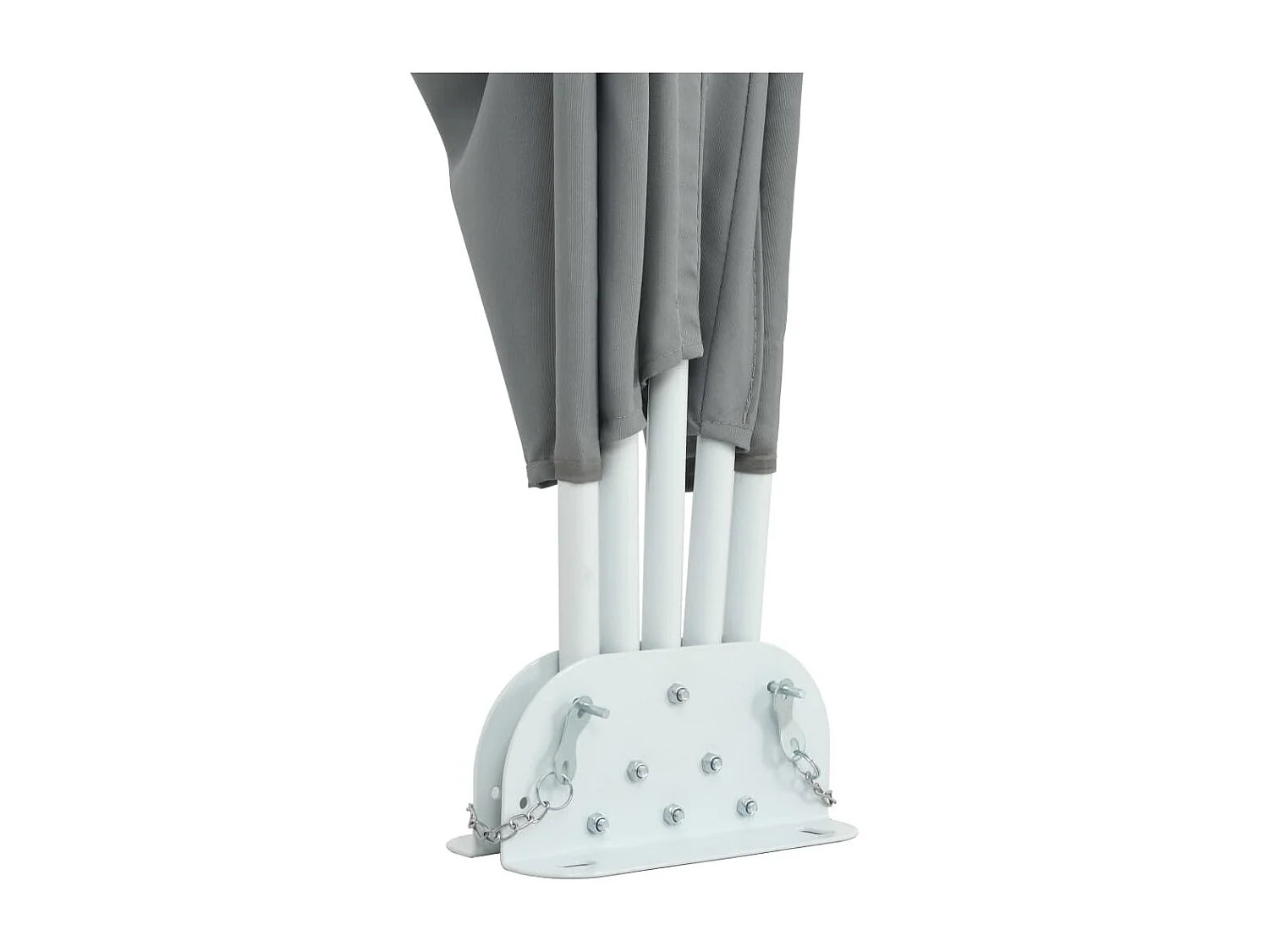 Tenda da sole laterale pieghevole Grigia 240 x 160 cm