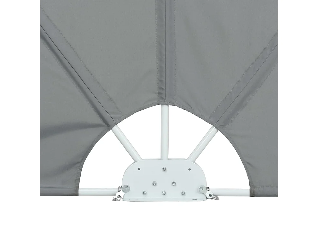 Tenda da sole laterale pieghevole Grigia 240 x 160 cm