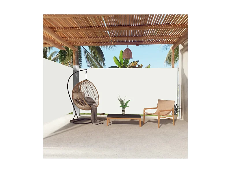 Toldo lateral retrátil Creme 180x600 cm