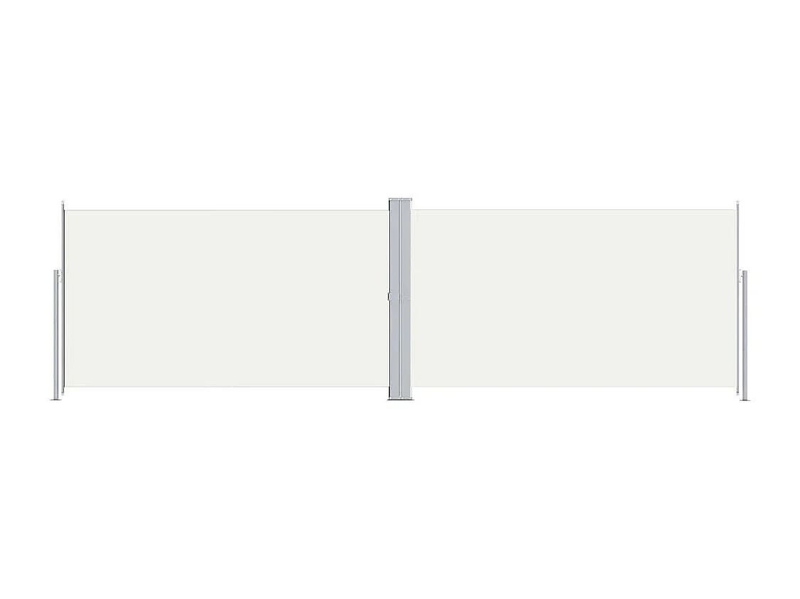 Toldo lateral retrátil Creme 180x600 cm