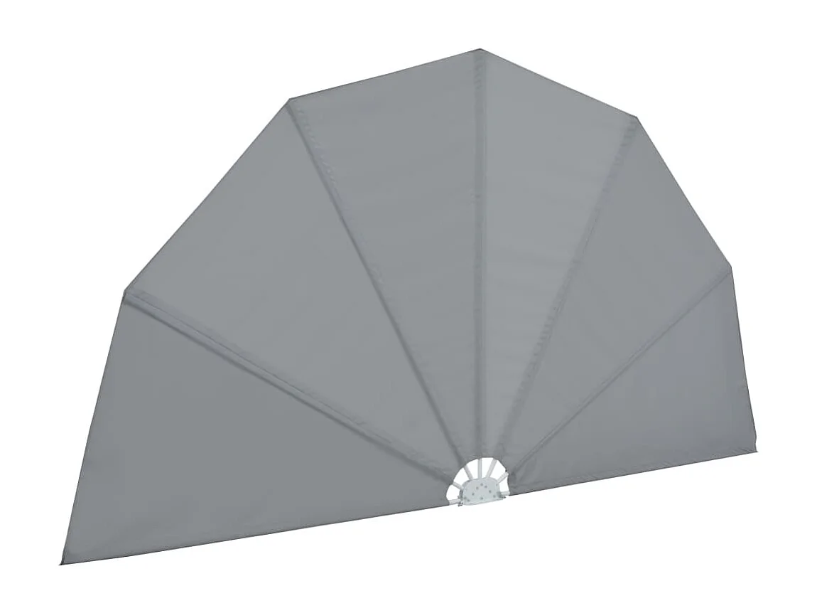 Tenda da sole laterale pieghevole Grigia 160 cm
