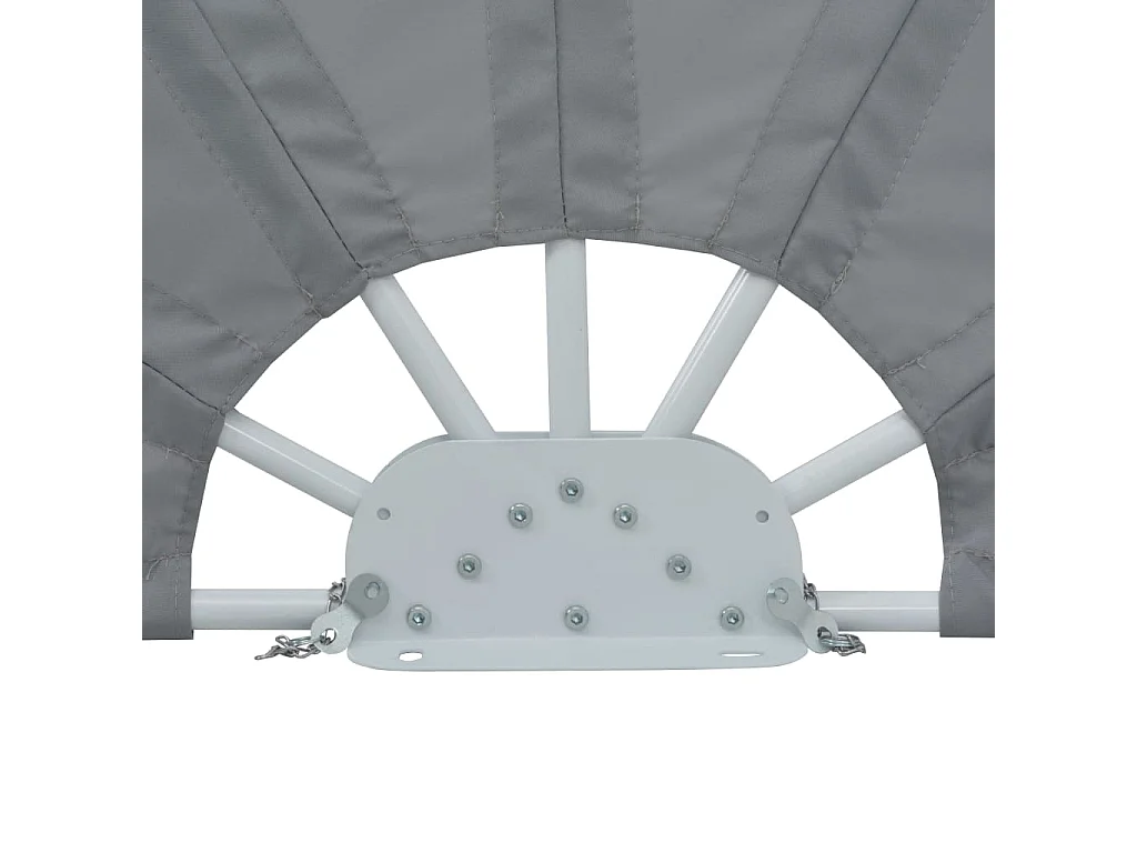 Tenda da sole laterale pieghevole Grigia 160 cm