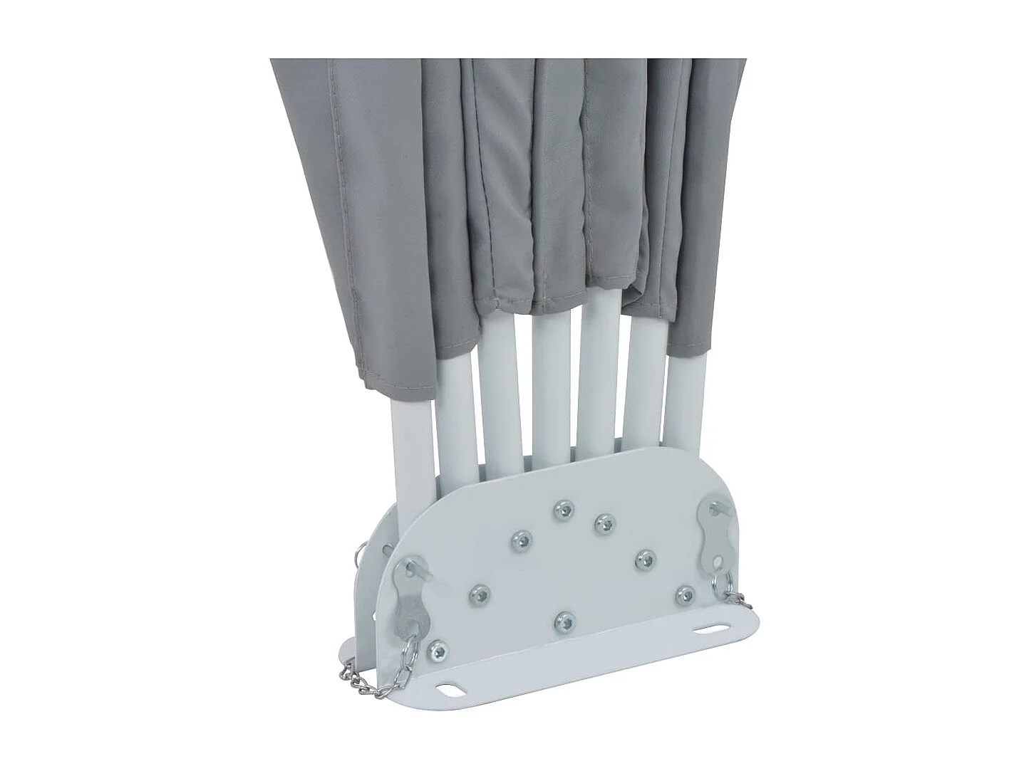 Tenda da sole laterale pieghevole Grigia 160 cm