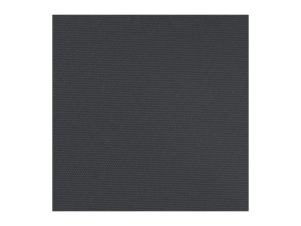 Zwarte uitschuifbare zijluifel 120x1000 cm