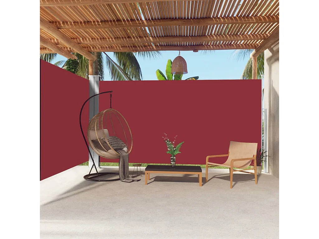 Tendalino laterale retrattile Rosso 200x600 cm