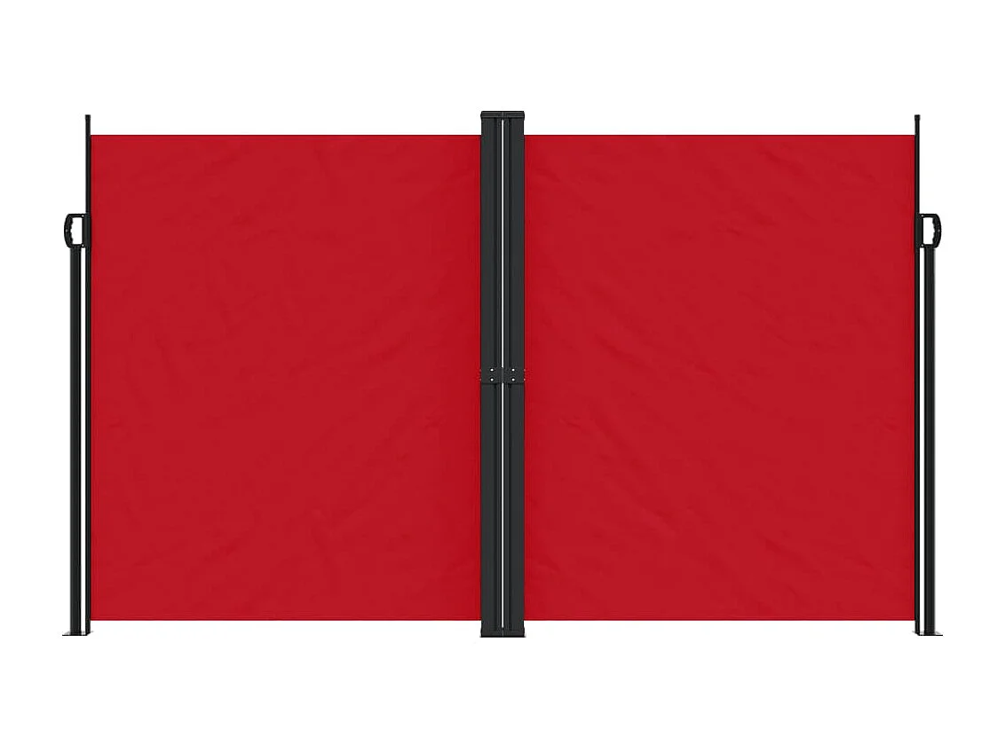 Tenda laterale retrattile rossa 200x600 cm