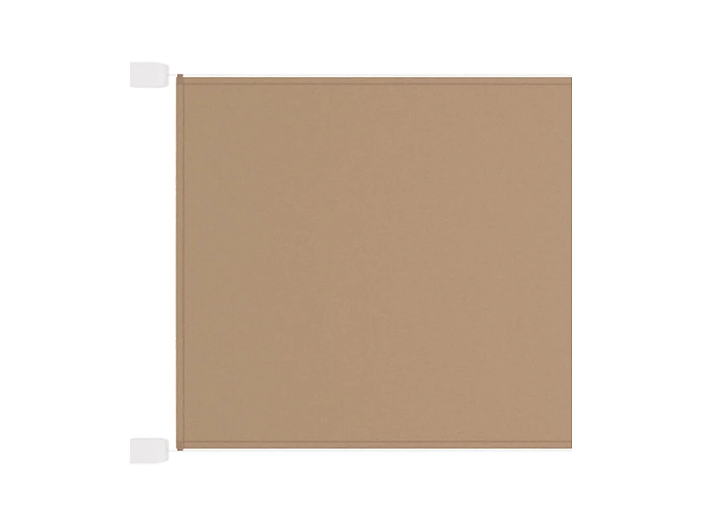 Auvent vertical Taupe 60x1200 cm Tissu oxford