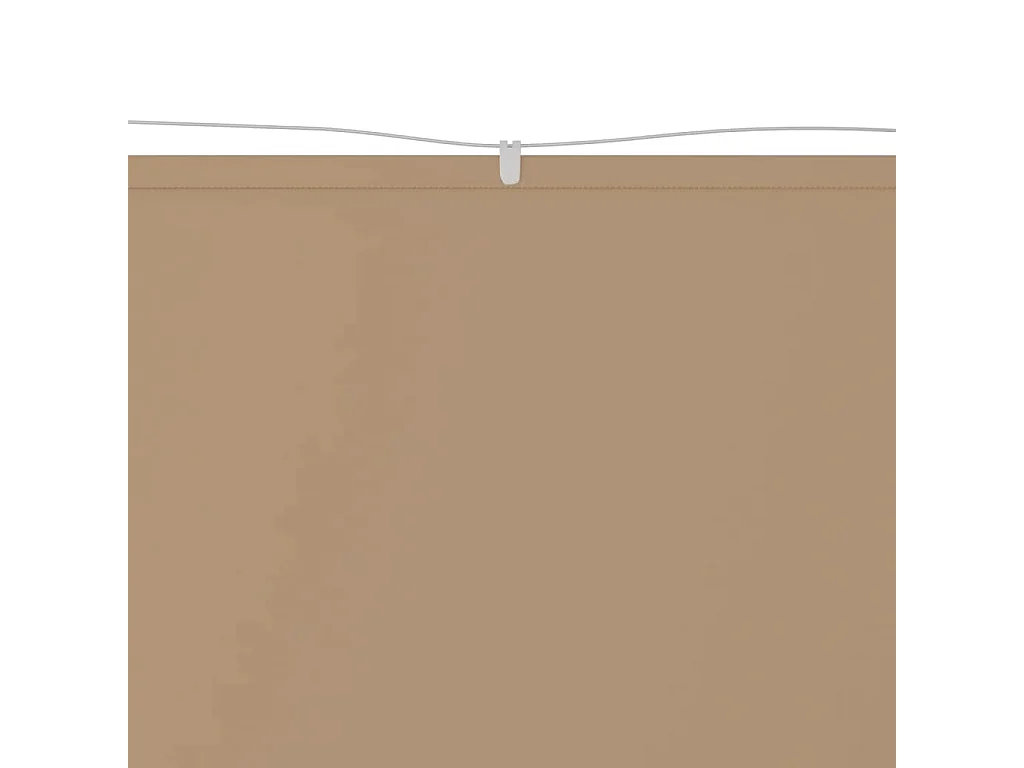 Senkrechtmarkise Taupe 60x1200 cm Oxford-Stoff