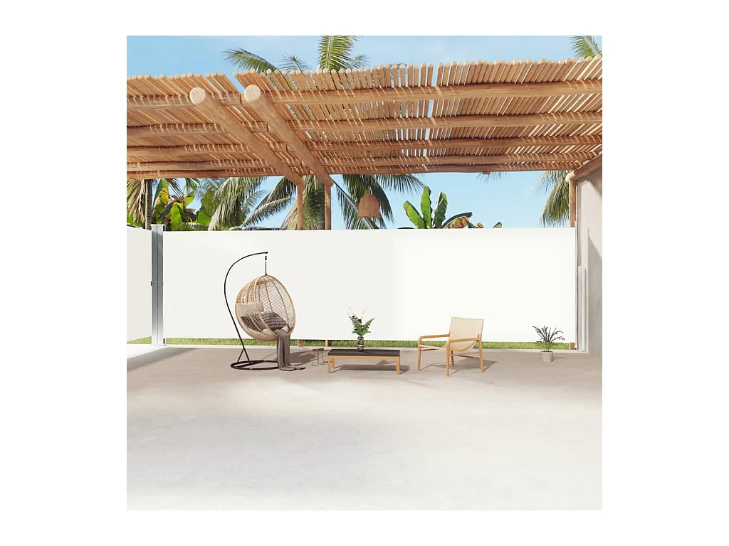 Tenda laterale retrattile Crema 220x1200 cm