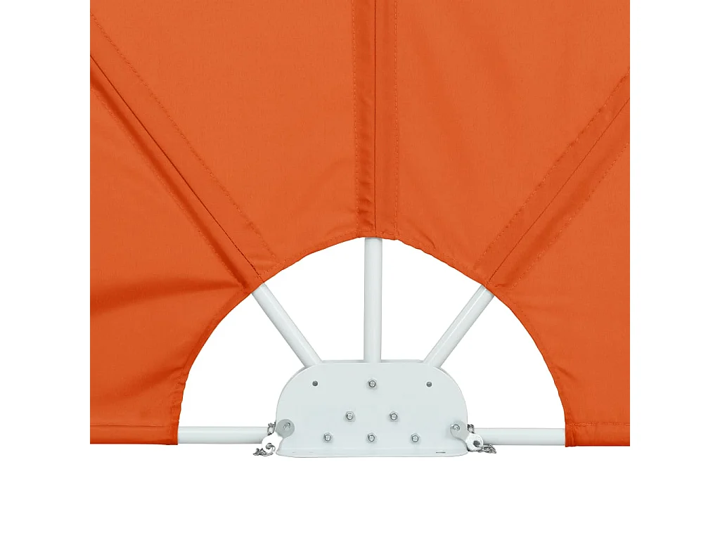 Auvent latéral pliable de terrasse Terre cuite 240 x 160 cm