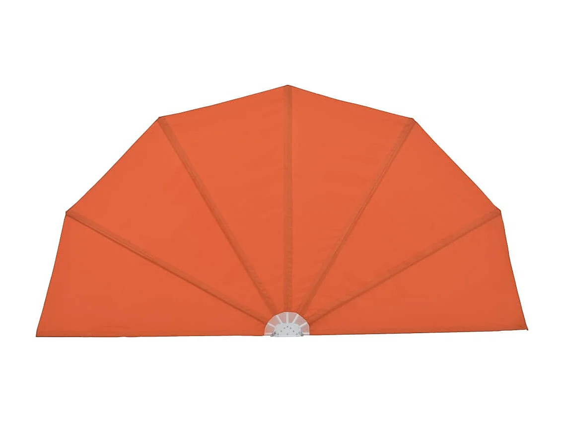 Tenda laterale pieghevole in terracotta 160 cm