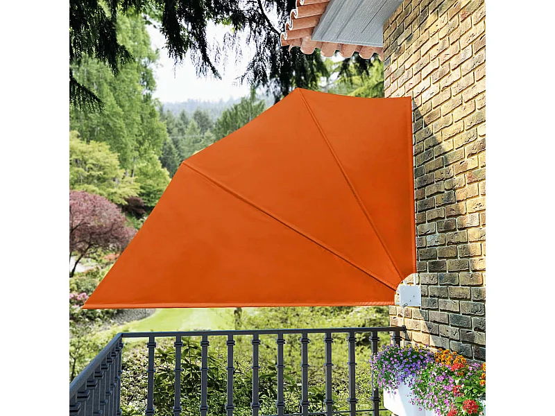 Tenda da balcone laterale pieghevole Terracotta 160x240 cm
