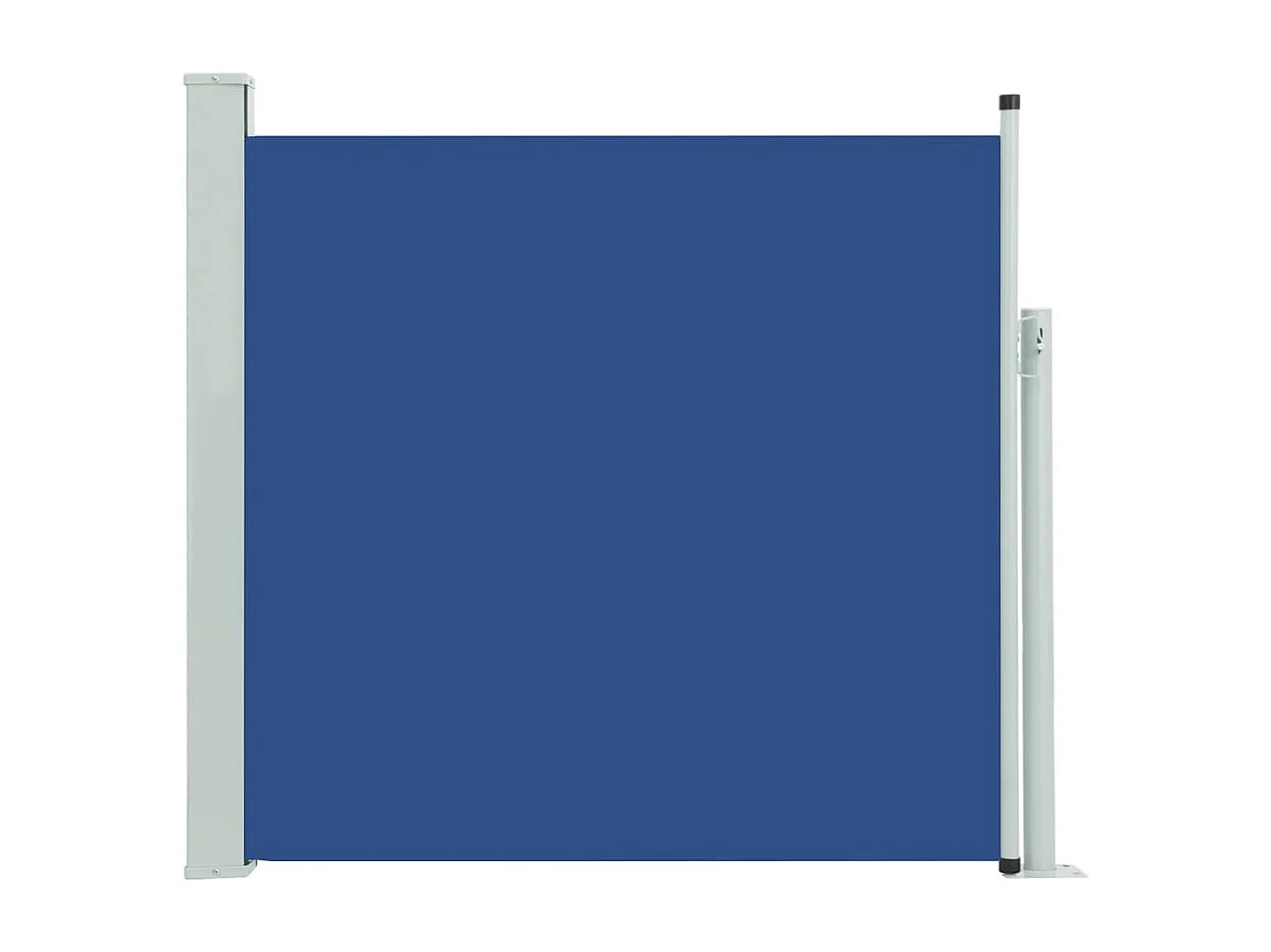 Toldo lateral retrátil para pátio 170x300 cm azul
