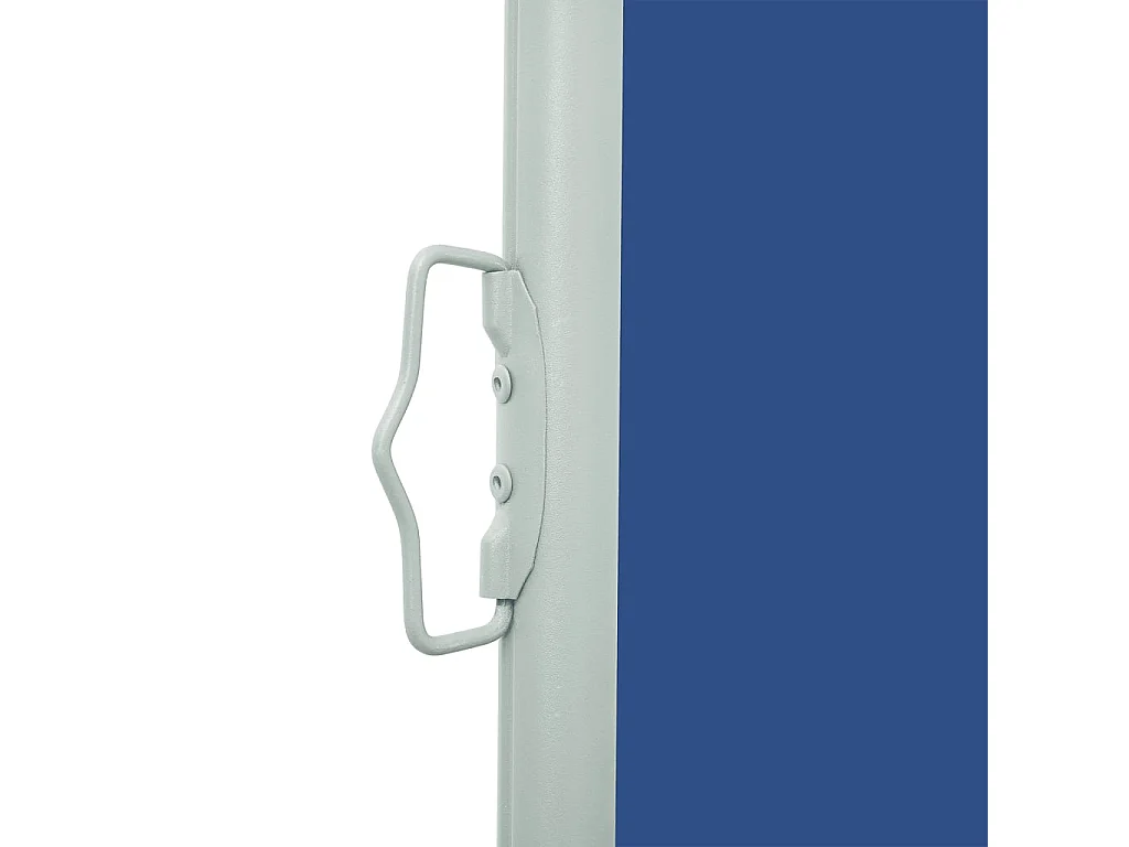 Toldo lateral retrátil para pátio 170x300 cm azul
