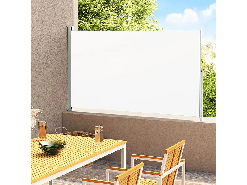 Toldo de terraza lateral retráctil 220x300 cm Crema