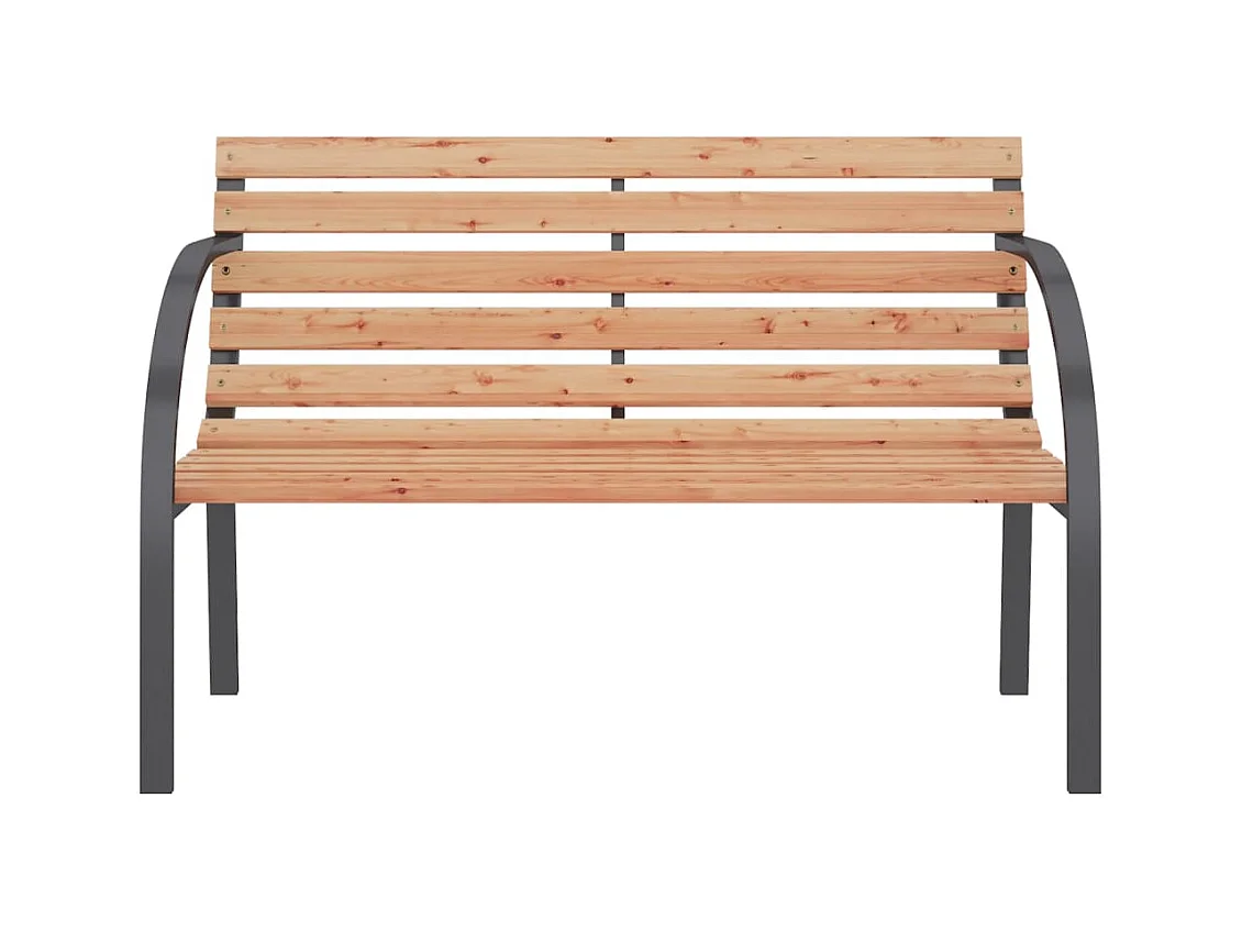 Tuinbank 120 cm Hout en ijzer