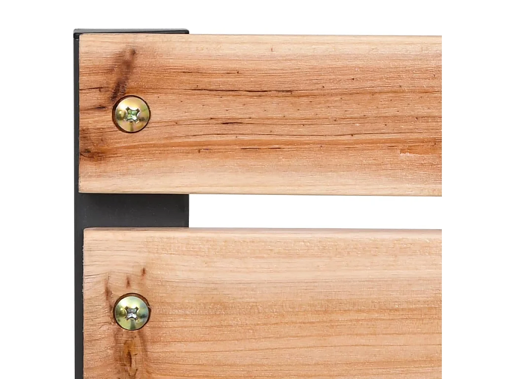 Tuinbank 120 cm Hout en ijzer