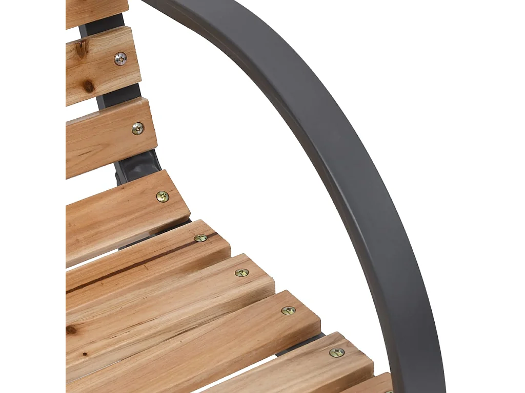 Tuinbank 120 cm Hout en ijzer