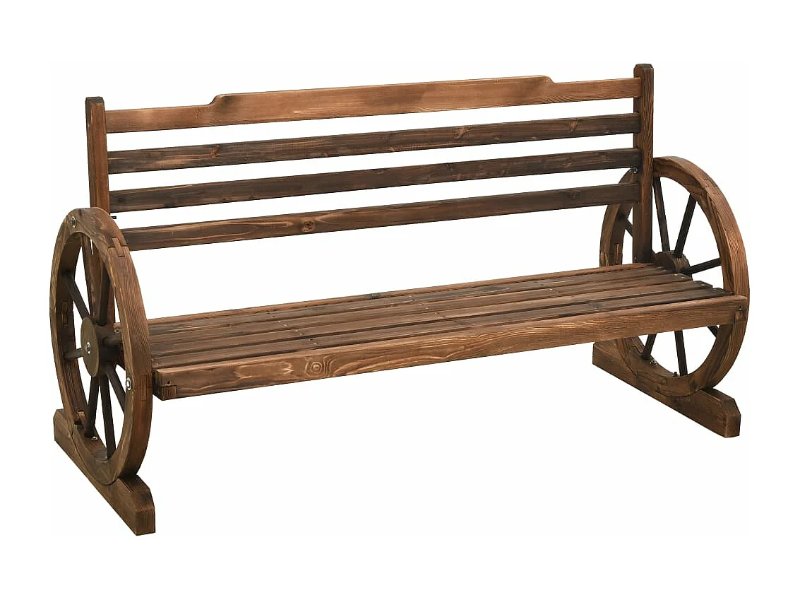Banc de jardin 142 cm Bois de sapin massif