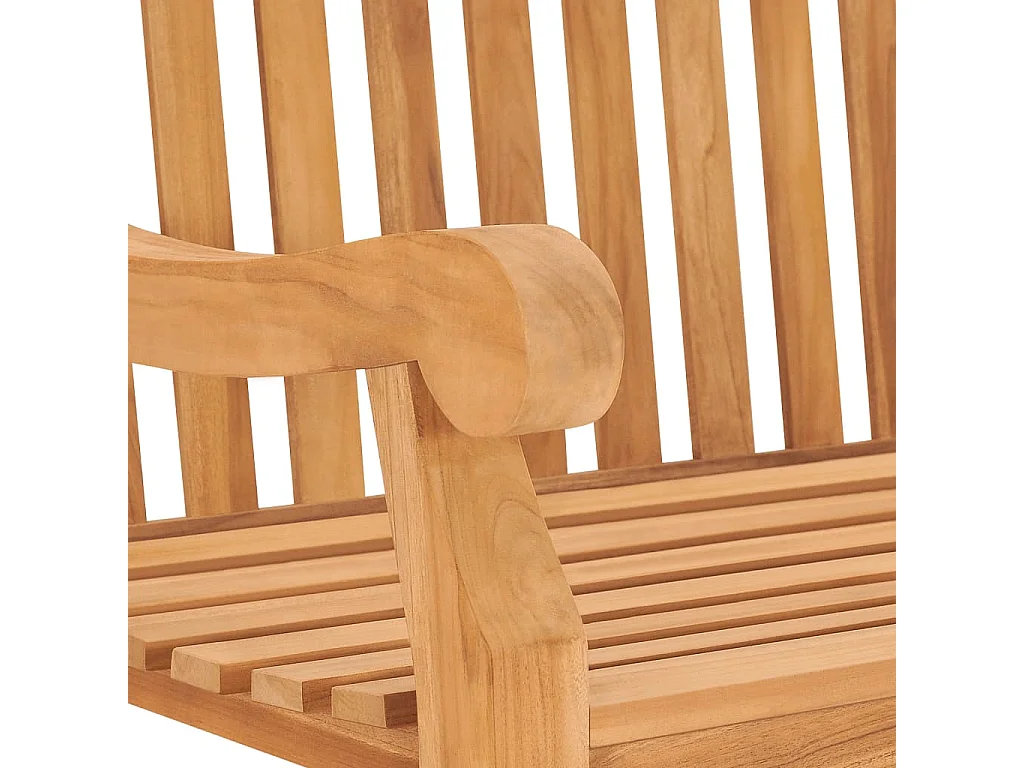 Banc de jardin 114 cm bois de teck solide