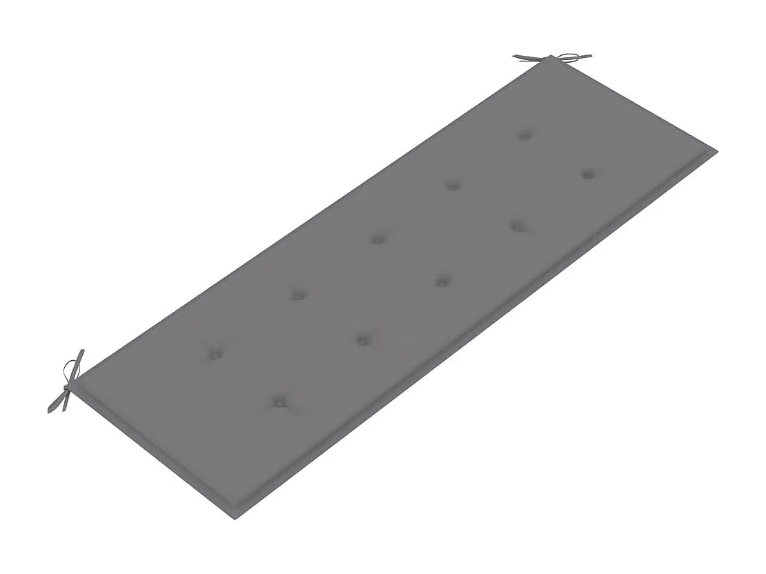 Panca da giardino con cuscino 157 cm Legno massello di acacia