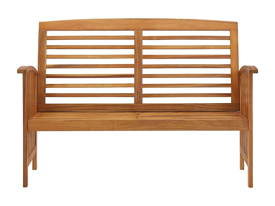 Banc de jardin 119 cm bois d'acacia solide