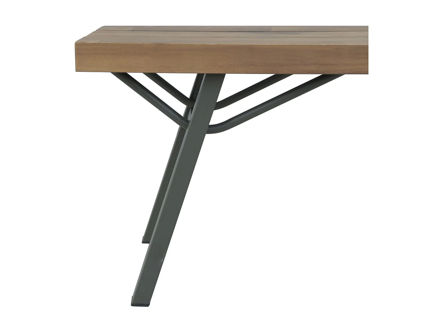 Banc de jardin 120 cm Bois d'acacia solide