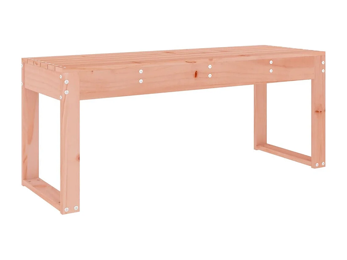 Banco de jardín 110x38x45 cm madera maciza de abeto Douglas