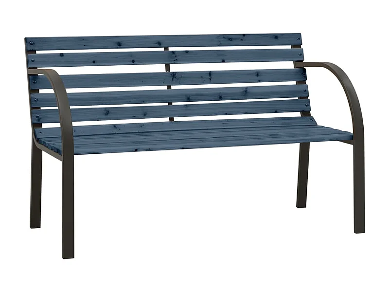 Banc de jardin pour enfants 81 cm bois de pin chinois gris