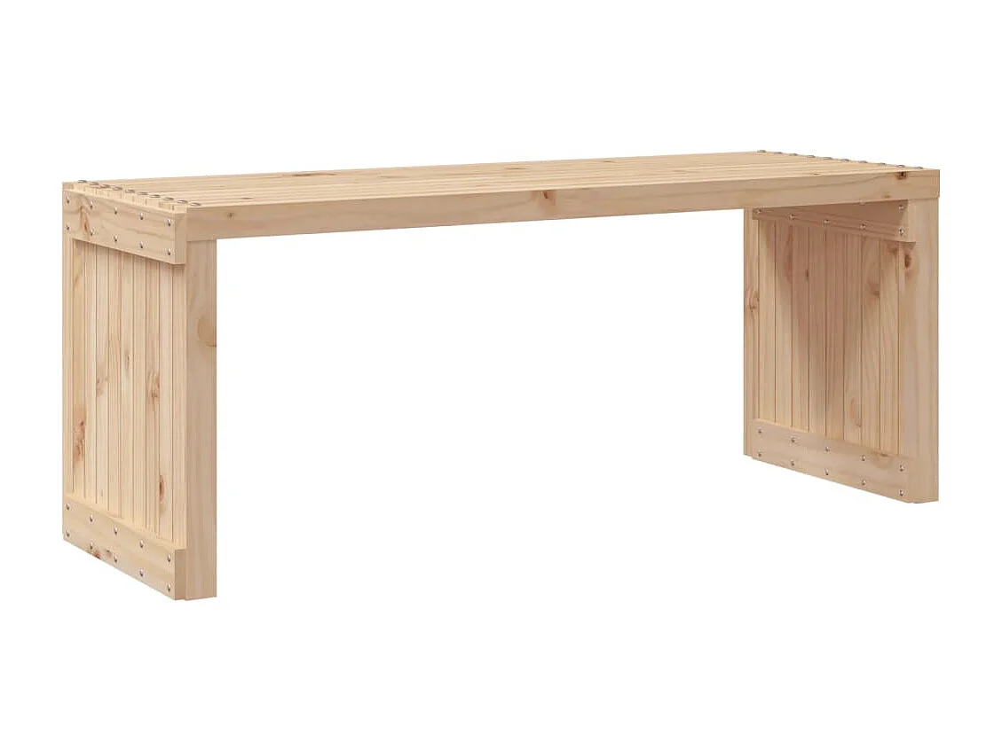 Uitschuifbare tuinbank 212,5x40,5x45 cm massief grenenhout