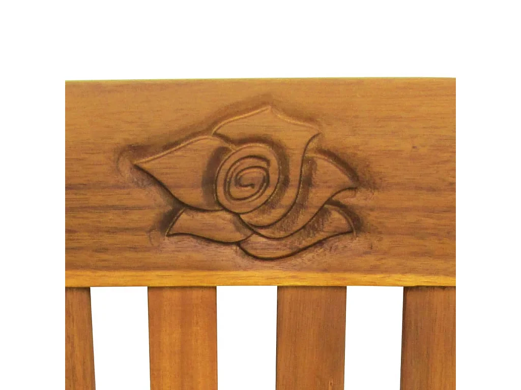 Panca da giardino con cuscino 157 cm Legno massello di acacia