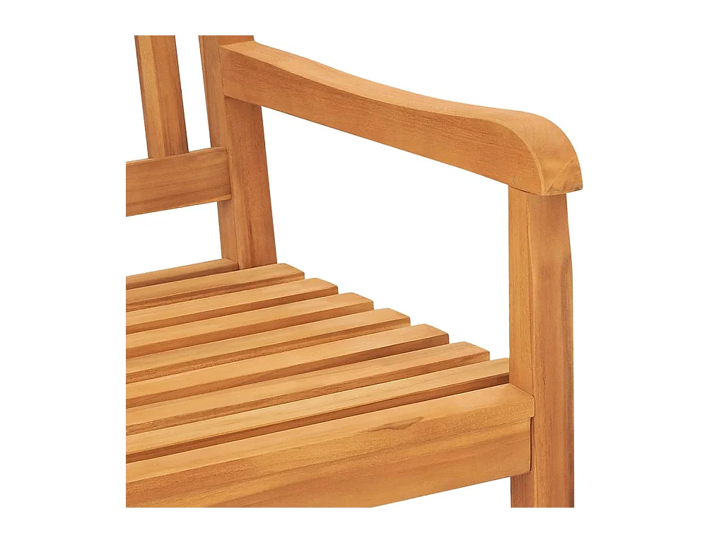 3-Sitzer-Gartenbank mit Tisch 150 cm aus massivem Teakholz